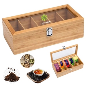 Bamboo Tea Storage Box